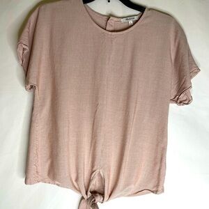 Madewell Short Sleeve Tee in Blush Pink